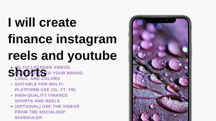 iwork.ph - Let's face it, social media is going all-in with video! Even Instagram has announced that it no longer wants to be known as a photo-sharing platform. Out with the old, in with things like Instagram Reels and YouTube Shorts! - I will create finance instagram reels and youtube shorts