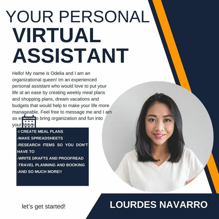 34869Virtual Assistant/Personal Assisant