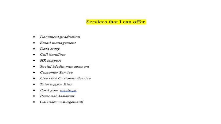 iwork.ph - <p>I'm a great Virtual Assistant because I have the skill and experience, the academic background, and
the attitude to fulfill responsibilities of this role. In terms of experience, I do have several years of
management experience in various management positions. This allows me to
understand how my superiors think and what my superiors want and thus I will be
better equipped to assist them. I also have significant Executive Assistant
experience as the Municipal Administrator of Kauswagan, Lanao del Norte,
Philippines, from which I organize events, schedule meetings and book flights
and hotels for the Municipal Mayor. Additionally, I also conceptualize and
write Executive Orders and review contracts and other related legal documents
in relation to my function. Moreover, my experience in the BPO industry, my
experience as a writer for a magazine, and my experience as the communications
officer of UN-Habitat, has significantly elevated the proficiency of my verbal
and written communication skills. I can also type 77 words per minute with 100%
accuracy and this helps me a lot when transcribing for a meeting or
conversation. Additionally, I am well-versed in Google Calendar, Google Mail, Google Sheets, Zoom Cloud Meeting, Adobe Photoshop, Microsoft Powerpoint, Microsoft Word and Microsoft Excel.</p>
<p>In terms of my educational background, I do have a Master's
Degree in Business Management with a Major in Finance. I also have a Bachelor's
Degree in Computer Engineering which means I am technologically savvy and can
learn applications when needed to perform certain functions. </p>
<p> Lastly, I am a fast learner and can work independently but
can also work harmoniously well with a team. I am also results-oriented and
always committed to improve efficiency. I am excited to contribute my skills to
your company and I look forward to hear from you.</p> - Virtual Assistant with BPO and Management Experience + very fast typist