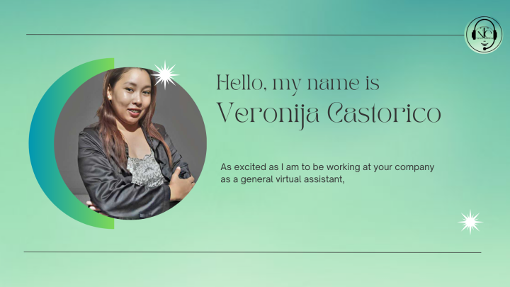 iwork.ph - Hello, my name is Veronija Castorico, but you can call me Jaja. I hold a Bachelor's degree in Business Administration, majoring in Management. I take pride in freeing up my clients' time and getting things done. Checking off tasks from my to-do list brings immense happiness to me. I have over a decade of experience working in the corporate world, and my skill set consists of three key areas. Firstly, I excel in sales and customer service, both calls and emails. Secondly, I am well-versed in social media management, along with underlying skills such as email management, organization, short video editing, basic web design, and content creation. Thirdly, I am detail-oriented and efficient in time management, which enables me to manage tasks while paying attention to critical details. My business is built on the quality of my service. If you choose to hire me, I will not be just another virtual assistant, but your trusted companion who will help accelerate the growth of your business. Once again, this is Jaja, your trusted companion in the virtual world. I look forward to working with you soon. - General Virtual Assistant