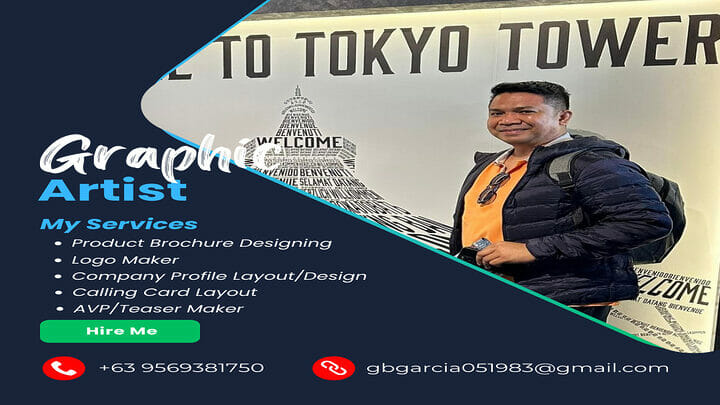 iwork.ph - Hello, I'm Gilbert Garcia, and I'm here to offer my design services. I'm proficient in various aspects of design, including layout and other design-related tasks. If you require design services, please feel free to contact me through this page. Thank you. - GRAPHIC DESIGNER