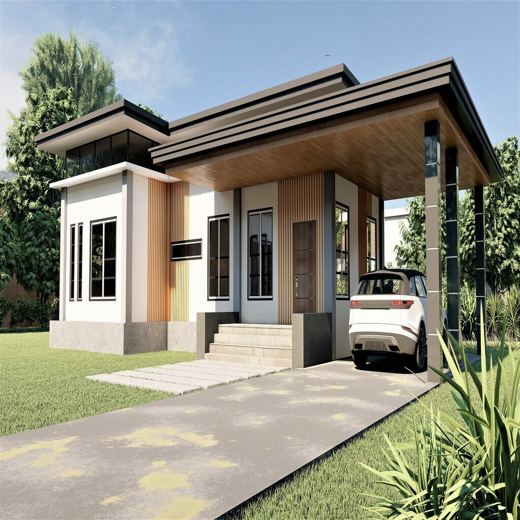 54058Exterior Design 3d Rendered