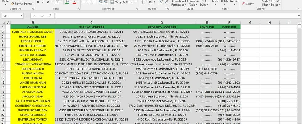 iwork.ph - As a Real Estate Skip Tracer, my main objective is to provide my prospective clients with satisfactory leads. This involves creating an Excel Contact List to be passed on to Cold Callers, verifying owners' phone numbers, and achieving an accuracy rate of 80-90% in obtaining leads. - Real Estate Skip Tracer