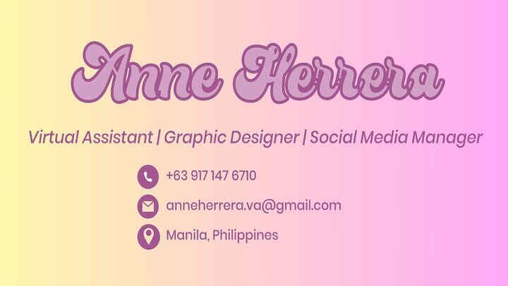 iwork.ph - Virtual Assistant, Graphic Designer, and Social Media Manager - Virtual Assistant