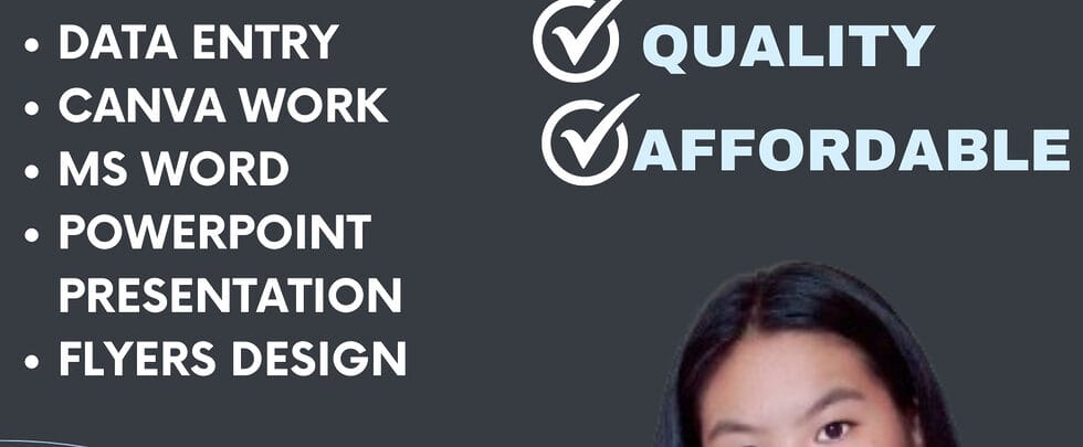 iwork.ph - Hello there! I'm your go-to Virtual Assistant, ready to make your life easier, more organized, and help you achieve your business goals. With a passion for efficiency and a knack for problem-solving, I'm here to provide the top-notch virtual support you need. - VIRTUAL ASSISTANT *Web Research *Typing Job *Canva Work * Data Entry