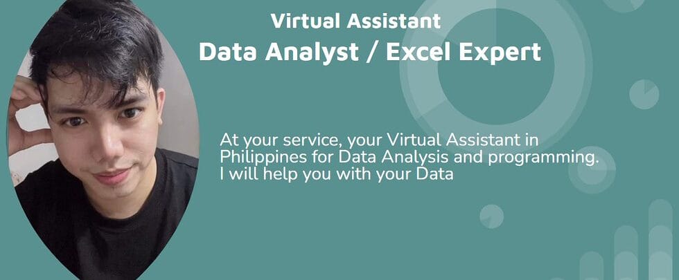 iwork.ph - I will be your Data Analyst Expert specialist, I have been in the industry for almost 6 years and a half  in that case, I can help you turn your data into meaningful insights and visualizations. I can create Databases and Dashboards that can help your business. I have extensive experience and skills in data manipulation, reporting, and programming. I have knowledge when it comes to different kinds of software such as SQL, GOOGLE ANALYTICS, GOOGLE APPSCRIPT, GOOGLE SHEETS, EXCEL, MACRO, VISUAL BASIC, MS ACCESS, and tools that are relevant to reporting such as PowerPoint presentation, Canva, Talk desk, Google Insights, and for web designing JOOMLA, HTML.I also have a bachelor's degree in Mathematics and Computer Science. - Data Analyst Expert / Reporting Analyst (Excel Expert) Data Entry