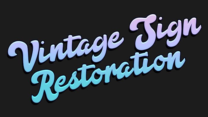 iwork.ph - Rediscover the beauty of vintage signage with our Vintage Sign Restoration service. We specialize in breathing new life into timeless visuals that can be printed time and time again. - Professional Vintage Brand Design for Timeless Print