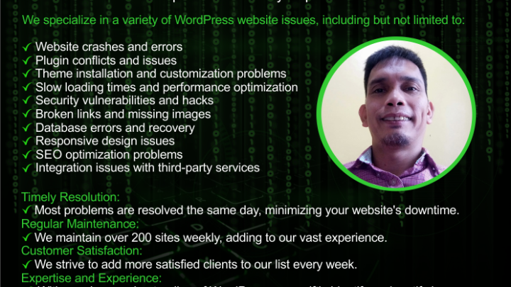 iwork.ph - WordPress Website Repair and Fixes by an Experienced IT Professional - WordPress Website Repair and Fixes