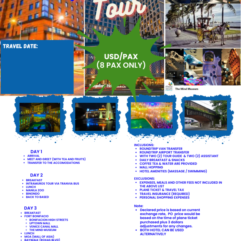 104793Travel and Tour Advisor/Tour Consultant